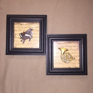 Ningbo Import Wall Art - 🖼 Musical framed art set 🖼 Ningbo Import Wall Art - 🖼 Musical framed art set 🖼